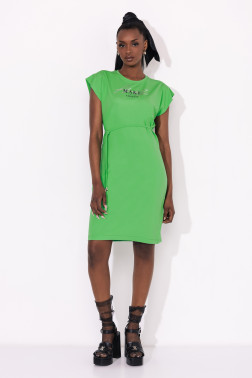 AMNESIA Kisova ruha világos brazil zöld