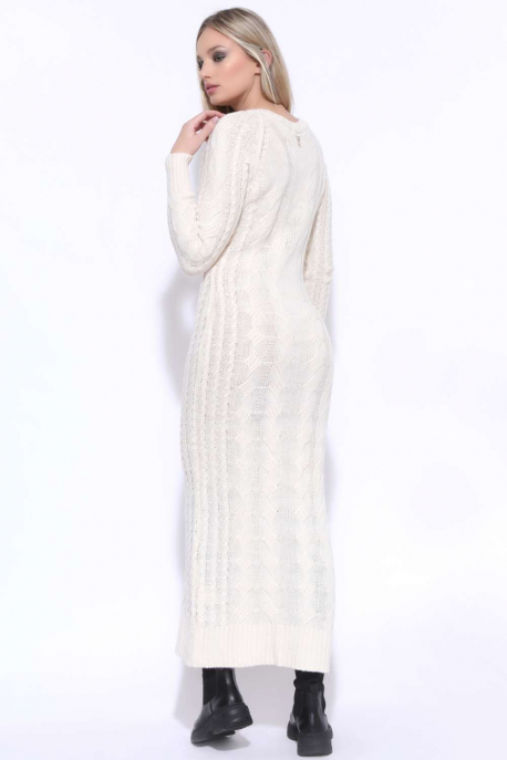  AMNESIA Mixed knitted dress