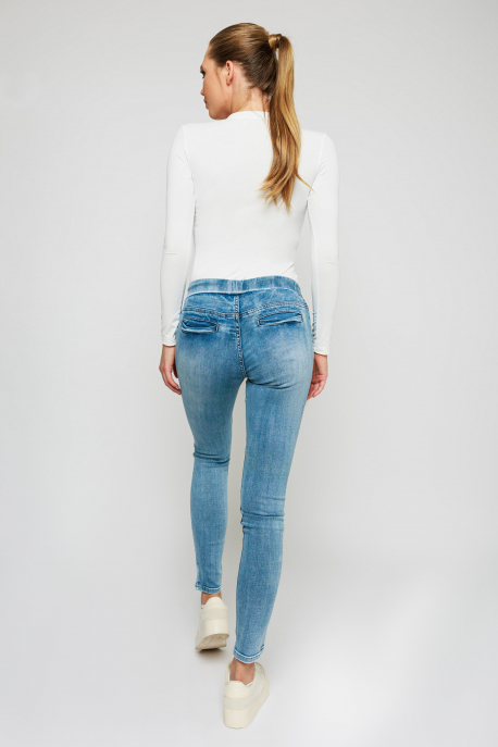  AMNESIA Printed jeans