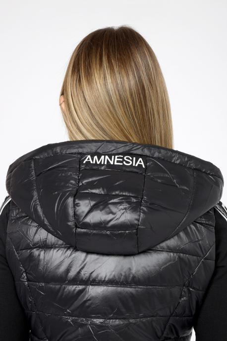  AMNESIA Hooded long vest