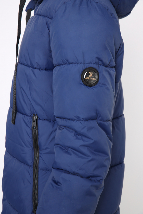  AMNESIA Puffer jacket with side zip