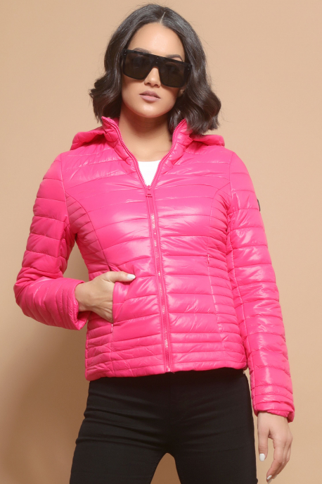  AMNESIA Thick quilted jacket