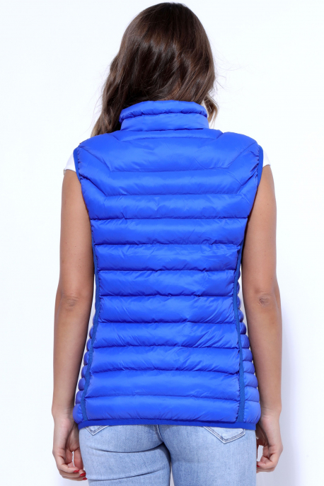  AMNESIA Quilted spring vest with strap