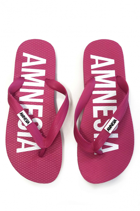 AMNESIA Papucs Pink/Fehér