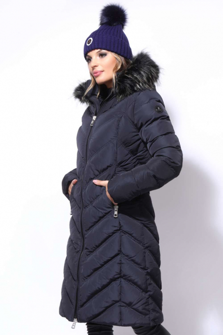  AMNESIA V quilted long coat