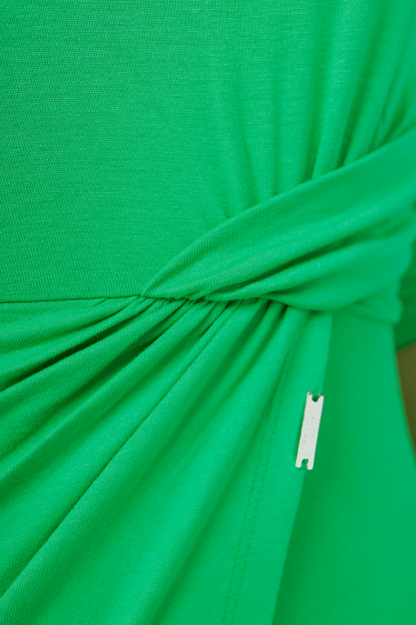 AMNESIA Sáfrány ruha zöld