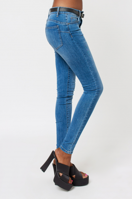  AMNESIA Jeans with belt