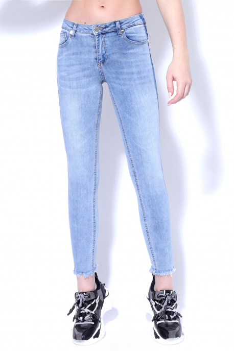  AMNESIA Side striped jeans