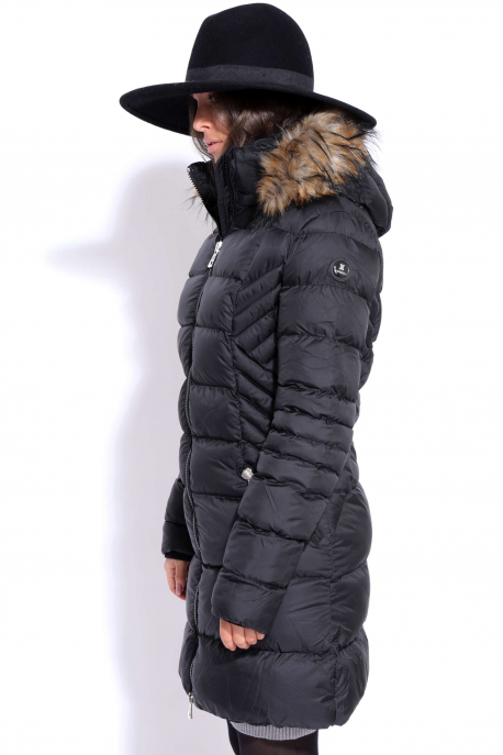  AMNESIA Side V quilted jacket