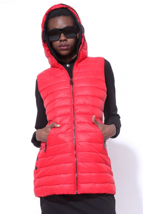  AMNESIA colorful zipped vest