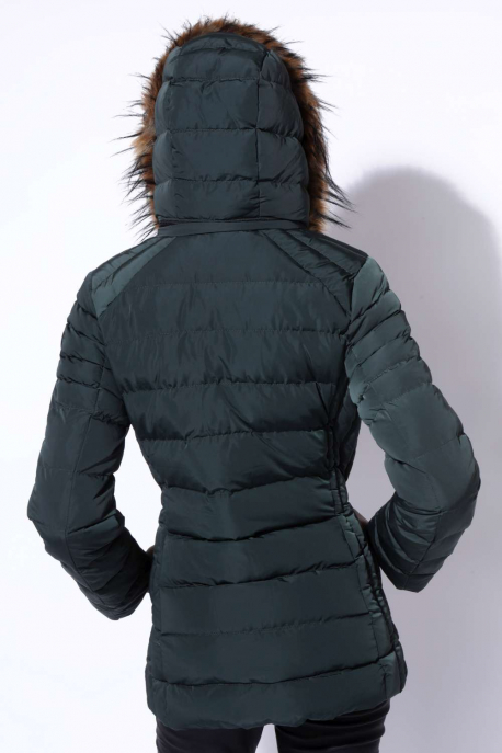  AMNESIA fur jacket with side lining