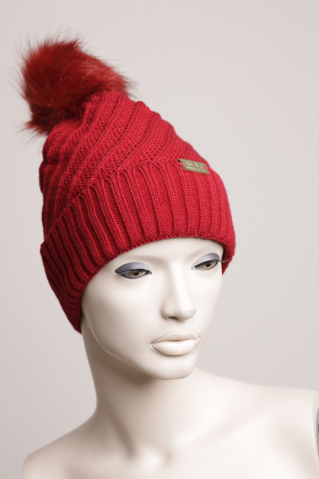 AMNESIA Tattered knit cap