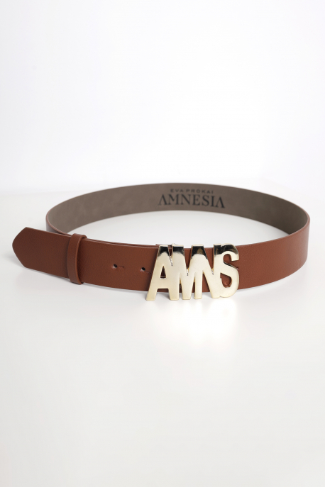  AMNESIA Leatherette belt