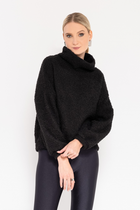 AMNESIA Mopar pulóver fekete-3