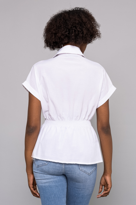  AMNESIA Shirt with button waist