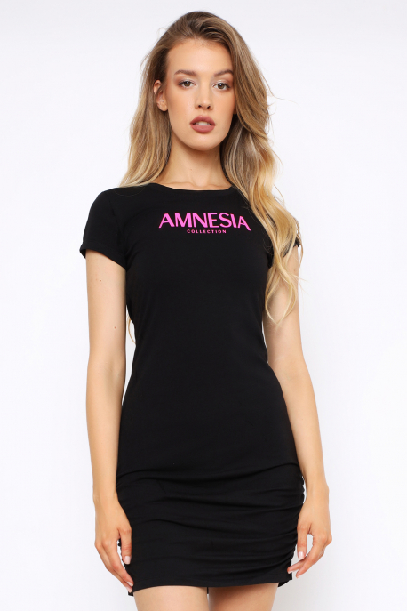 AMNESIA Adda ruha fekete/pink