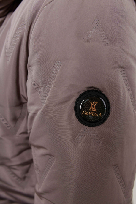  AMNESIA Embroidered 3/4 jacket