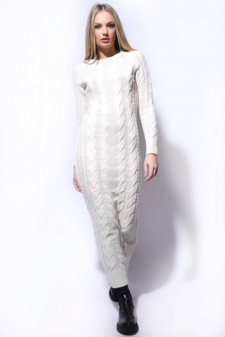  AMNESIA Mixed knitted dress