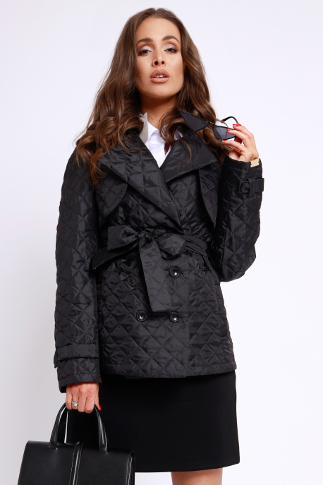  AMNESIA Quilted short jacket