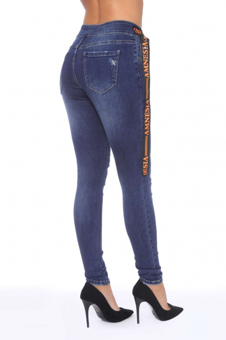  AMNESIA Belt jeans