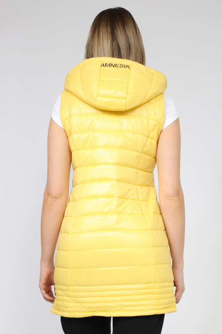  AMNESIA Hooded long vest