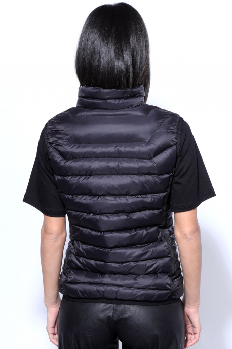  AMNESIA Quilted spring vest with strap