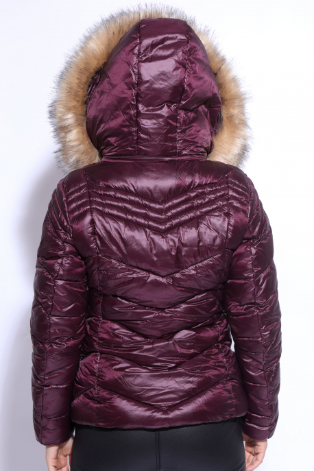  AMNESIA densely quilted jacket on top